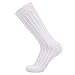 EnerWear Men's Classics Dress Flat Knit Crew Socks Pack of 6 (One Size Fit Most, Khaki)