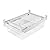 YekouMax Fridge Drawer Organizer, Refrigerator Organizer Bins, Pull Out with Handle, Shelf Holder Storage Box, Clear Container for Food, Drinks, Fit for Fridge Shelf Under 0.6" (1 Pack Medium)