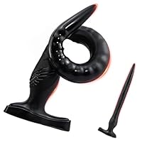 Ergonomisch Design :: Ergonomisch geformte Analplugs Dildo Basis für sicheren Halt und konische Spitze für leichte Einführung,die reichhaltigen und realistischen Schuppen auf der Oberfläche des Realistischen Dildos reiben stärker an den Innenwänden d...