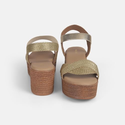 Image of Mochi Women's fashionable Wedge Sandal