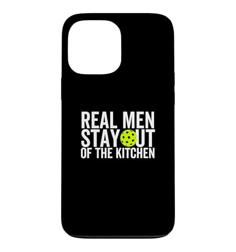 Funny Real Men Stay Out of the Kitchen �s�b�N���{�[���Q�[�� �X�|�[�c �X�}�z�P�[�X iPhone 13 Pro Max �p