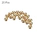 #US 20pack Precision Solid Brass Bearing Balls 8mm Industrial Brass Ball Spheres