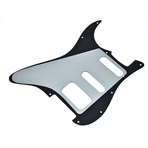 Dopro 11-Hole Strat Hss Guitar Pickguard 2-Screw Humbucking Pickup Mount For American Fd Stratocaster Dark Tortoise #TOP4