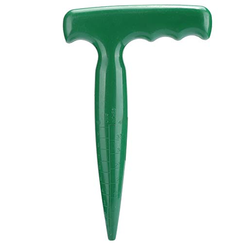 Seedling Tool Effortlessly sturdy Plastic Garden Puncher Digging Tool, Suitable for Hole Digging, Sowing, Cutting, Transplanting, Seeding, Gardening with Ergonomic Handle,