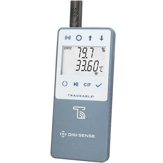 Traceable Calibrated Temperature/Humidity Wi-Fi Data Logger Compatible with TraceableLIVE® Cloud Service; 1 Dongle