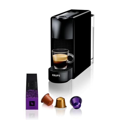Produktfoto von Nespresso Krups Essenza Mini Kaffeekapselmaschine, 7 Kapseln, 19 bar, Energiesparmodus, 1260 Watt, 0,6 l…