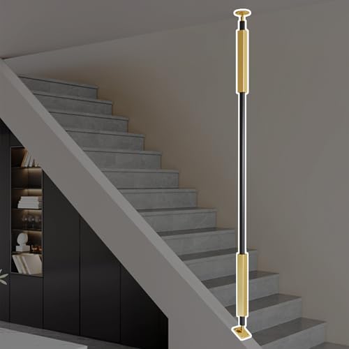 Balaustres metálicos ajustables para escaleras de lofts modernos y pasillos