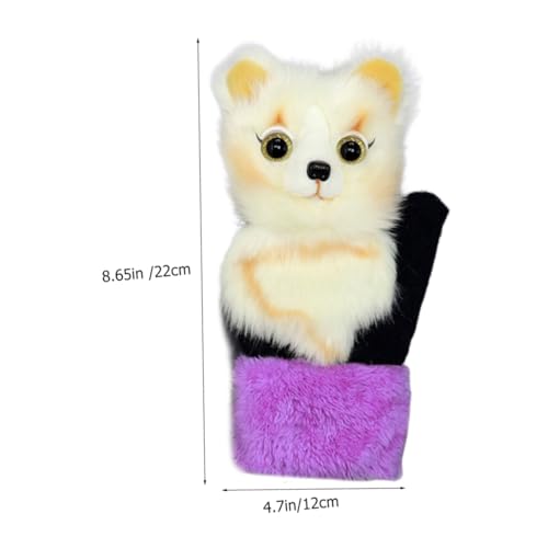 BESPORTBLE 1 Pair Plush Cat Gloves Warm Winter Accessory Comfortable Wear-resistant Gloves for Boys Girls