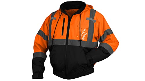 Pyramex RJ31 Series Waterproof Bomber Safety Jacket With Fleece