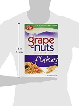 Grape-Nuts Cereal, Flakes, 18 oz, (pack of 3) image 4