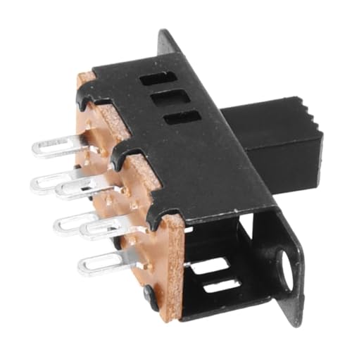 Interruptor Deslizante DPDT con Acabado Estructural para Panel Alta y Circuitos DC 4