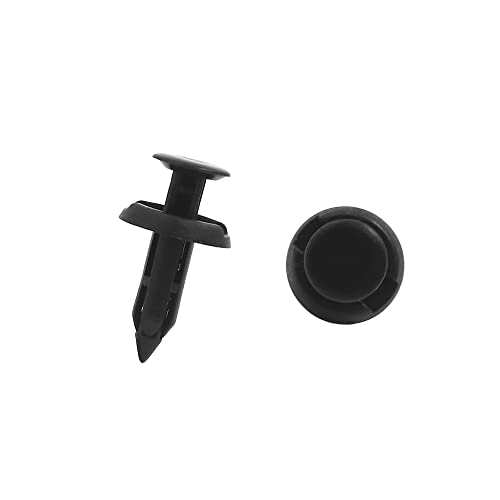 ACROPIX �v���X�`�b�N���x�b�g �t�F���_�[�t�@�X�i�[ �Œ�N���b�v ���j�o�[�T�� 6mm���a�� �u���b�N 40��