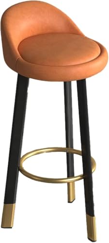 Tabouret de bar industriel XJBTBA de 60cm en tissu technologique pour table de cuisine