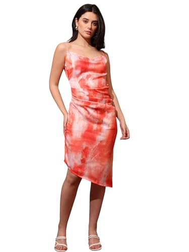Image of PURVAJA Women's Satin Dress (Floe-064-066)