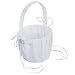 Hearts Shop Crystal Decor Double-Heart Wedding Flower Basket (White)