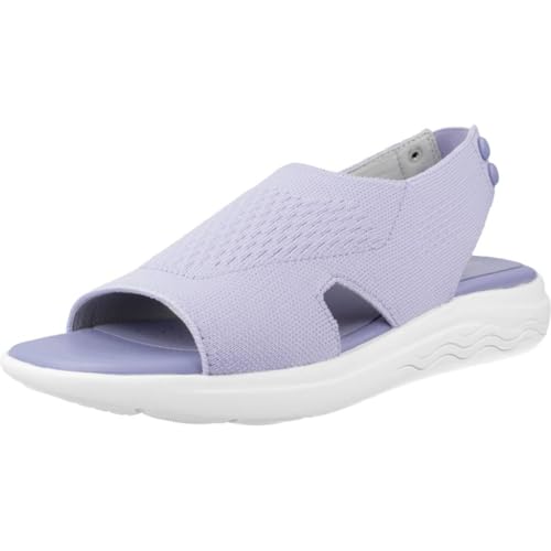 Geox Sandalias D Spherica Ec5 para mujer, Lt Violet, 37 EU