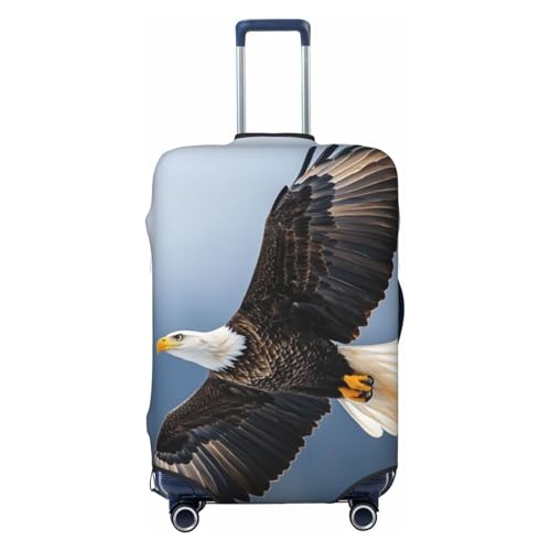 Bald Eagle Travel Luggage Covers For Suitcase Elastic Suitcase Protector Anti-Scratch Spandex Baggage Covers Fits 18-32 Inch Luggage Small