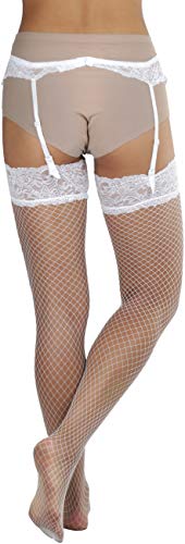 Image of ToBeInStyle Women's Lace Classic Elegant Sheer Garter Belt