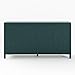 RoyalCraft Modern Sideboard Buffet Cabinet, 60'' Green Credenza with 4 Doors and Adjustable Shelves, Kitchen Buffet Table Coffee Bar Wine Bar Cabinet for Dining Room, Living Room, Forest Green