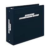 Carstens 4-Inch Heavy Duty 3-Ring Binder for Medication Administration Records (MAR) – Side Opening,