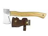 ➤ Große Camping Axt 38 cm Trophy-Art Camping Axt Beil Outdoor Beil Spalt Axt Camping-Beil Holz 38cm