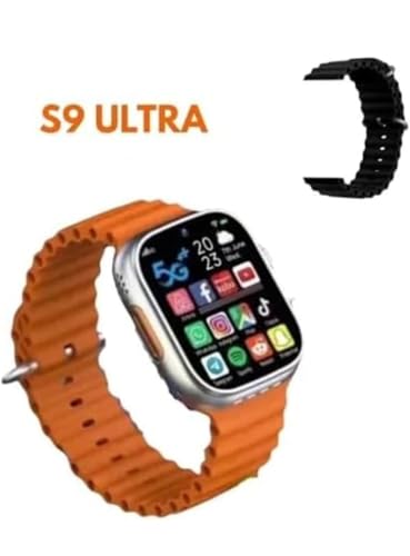Image of S9 Ultra 5G SIM Android Smart Watch for Men & Women 32GB Ram & 256GB Internal Storage Play Store Maps YouTube Sports Features Volte Calling with Dual Ocean Strap