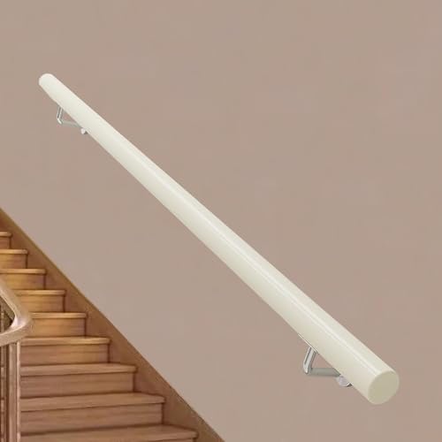 Balustrades haut de gamme blanche de 4,57 m pour escalier en bois moderne