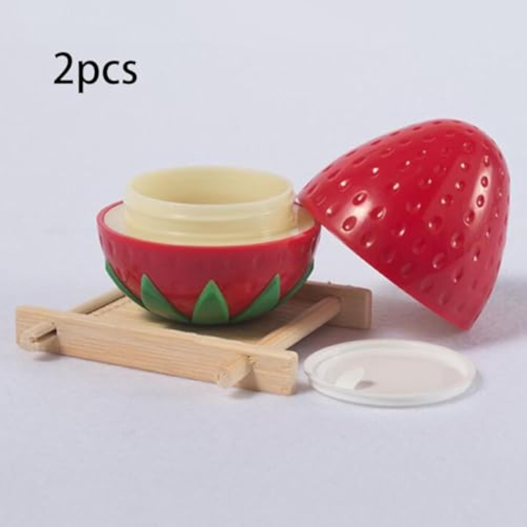 2X Cosmetic Containers Empty Cute Sample Jars for Cream