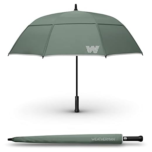 Best umbrella for strong wind and rain Weatherman Windproof Stick Umbrella