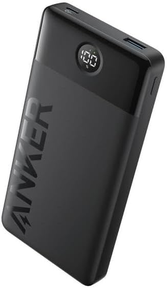 Anker 324 Powerbank 10.000 mAh, Taşınabilir Şarj İstasyonu, 1xUSB-C, 1xUSB-A, LED Ekran