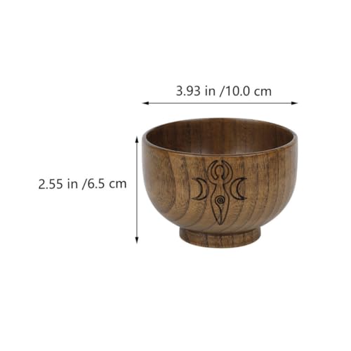 Cuenco de madera para altar como obsequio Luxshiny 3