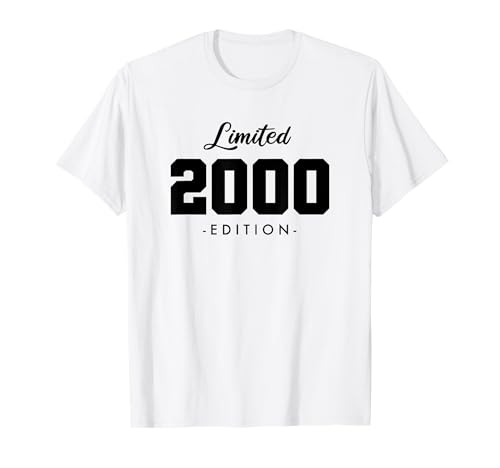 Retro 22 Años Nacido en 2000 Edición Limitada 22 Cumpleaños Camiseta