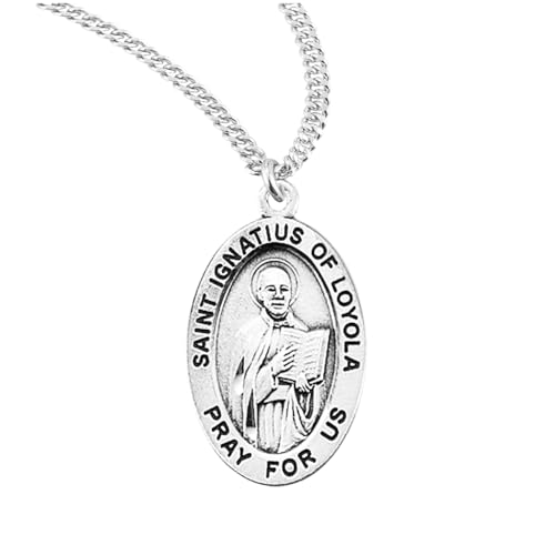 Everlasting Light Jewelry Patron St. Ignatius of Loyola Medal