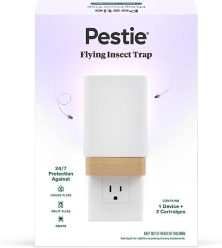 Image of Pestie Fruit Fly Trap Refills, Cartridges for Plug-in Gnat Trap (4 Pack)