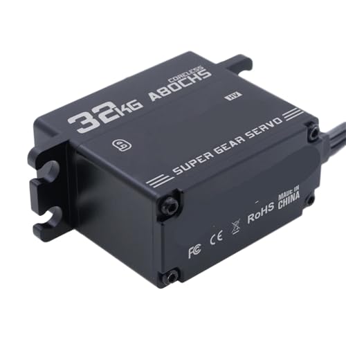 A80CHS 32 kg 7.4 V motor sin escobillas servo digital con engranaje metálico y HSS20P2 3