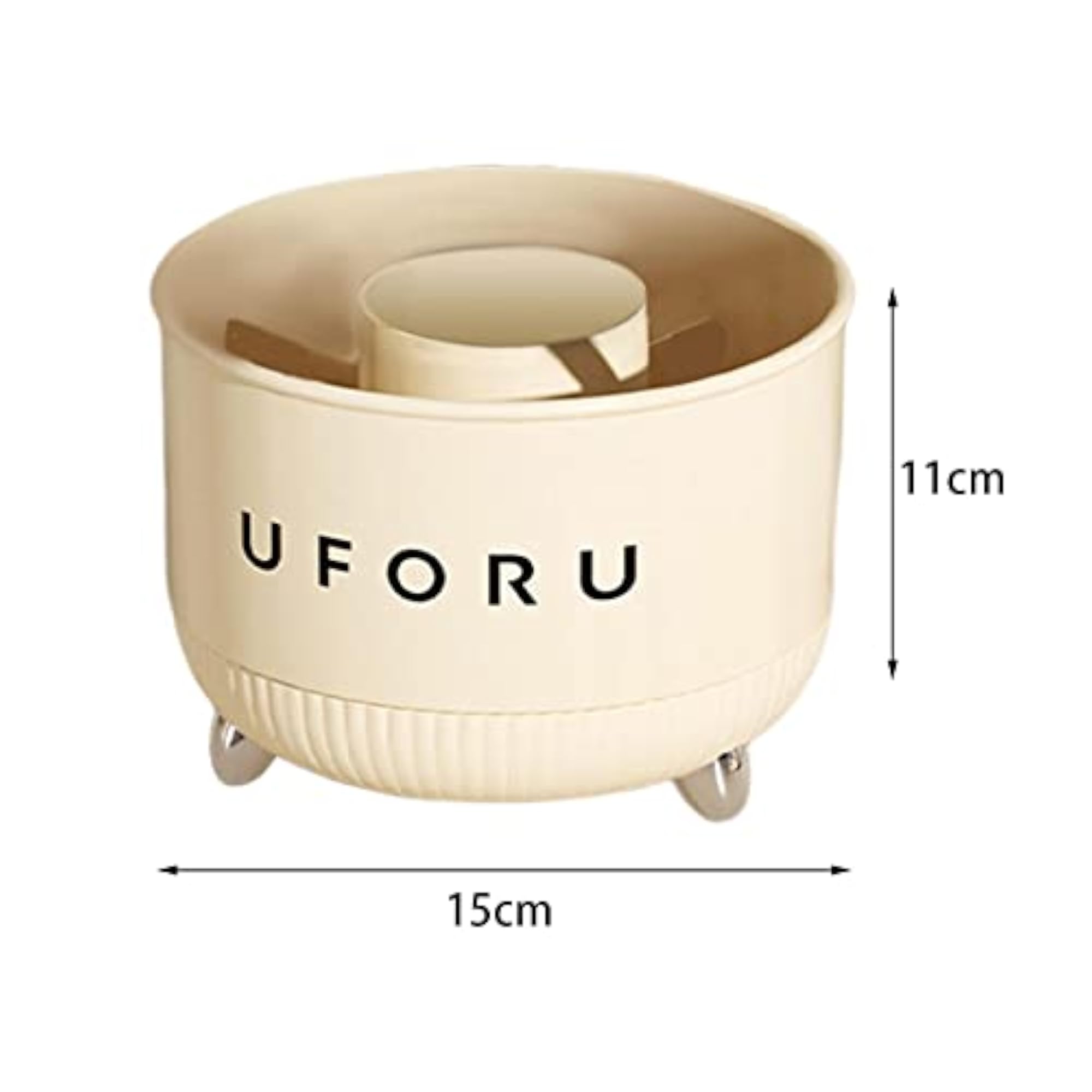 Makeup Brush Holder for Desktop with 5 Grids