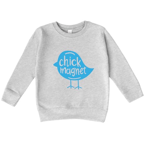 Bump and Beyond Designs Chick Magnet Toddler Boy Easter Sweatshirt