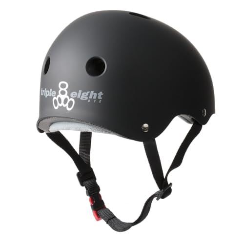Triple Eight Certified Sweatsaver Helmet for Skateboarding,