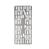 Parrilla portátil de acero inoxidable para exteriores para acampar y barbacoa, no para cocinar fácilmente sobre fuentes de combustible orgánico