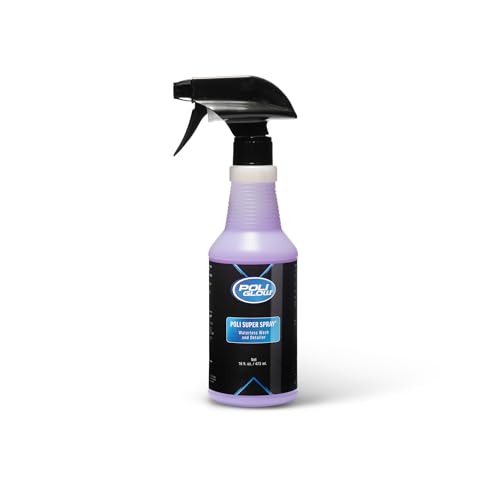 Poli Super Spray® Waterless Cleaner–No Rinse Car, Boat & RV Wash Streak-Free, High Gloss, Non-Abrasive Safe for Gelcoat, Fiberglass, Painted Surfaces, Glass, Plastic, Rubber & Vinyl–Quick & Easy