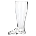 Lily's Home Das Boot Oktoberfest Beer Stein Glass, Great for Restaurants, Beer Gardens, and Parties or as a Funny Bachelor Party Gift, Jackboot Style, (1 Liter Capacity, 9.8