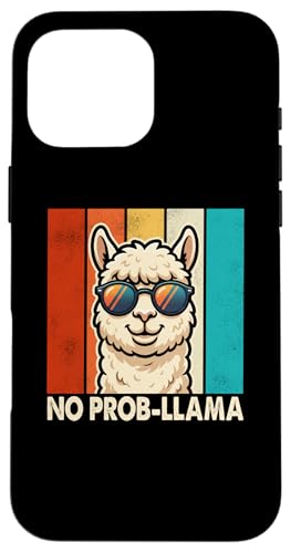 Funny Llama Design For Men Women Kids Llama Alpaca Animal �X�}�z�P�[�X iPhone 16 Pro Max �p