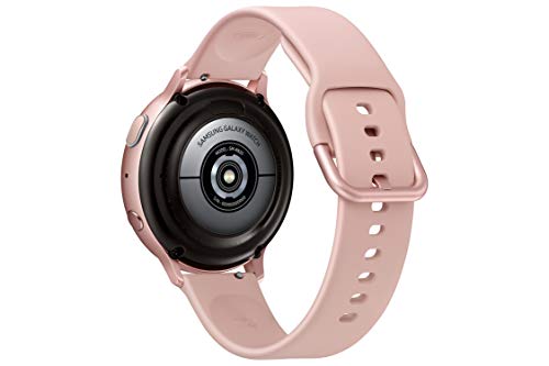Image of Samsung Galaxy Watch Active 2 (Bluetooth, 44 mm) - Gold, Aluminium Dial, Silicon Straps + Free Leather Strap (Black) Worth INR 2500