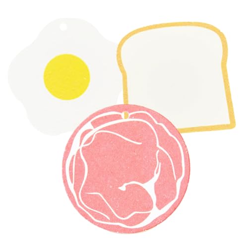 Ipetboom 3 Piezas Linda Esponja de Pan Varita mágica hogar Aire Lavar Platos líquido Estante arrumação cozinha Esponja Multiusos esponjas para Platos fregadora de Esponja para Limpiar ollas