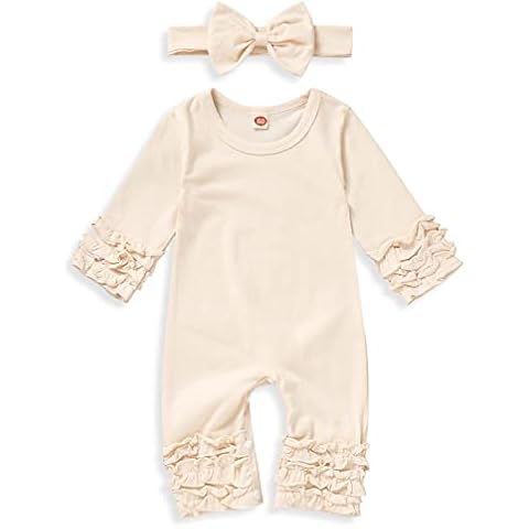 GRNSHTS Newborn Ruffle Romper Cover