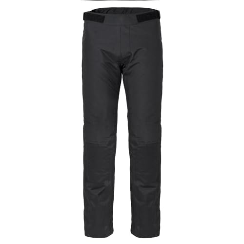 Pantalon moto imperméable SPIDI noir avec protections amovibles toutes tailles
