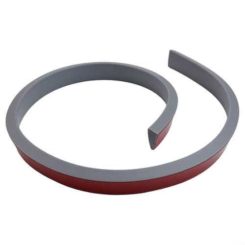 Bande en silicone pour balayer les seuils de porte, les salles de bains et les réglages du niveau du sol (gris)