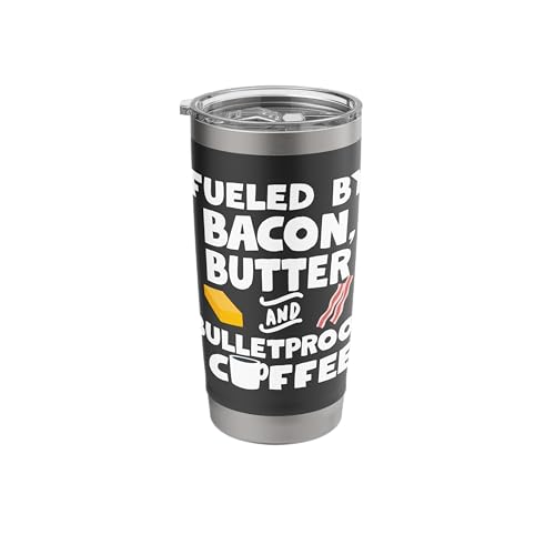 Bulletproof Coffee Keto Design For Ketogenic Diet Stainless Steel Insulated Tumbler