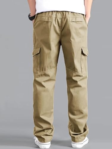 Image of Lymio Cargo for Men || Cotton Cargo Pant || Drawstring Waist Pant (Also Available in Plus Sizes) (117-120)