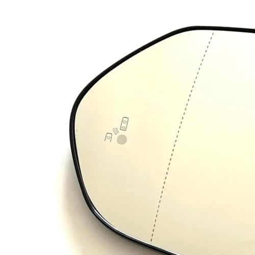 Espejo gran angular calefactado con advertencia de punto ciego para Toyota Camry y Prius 5
